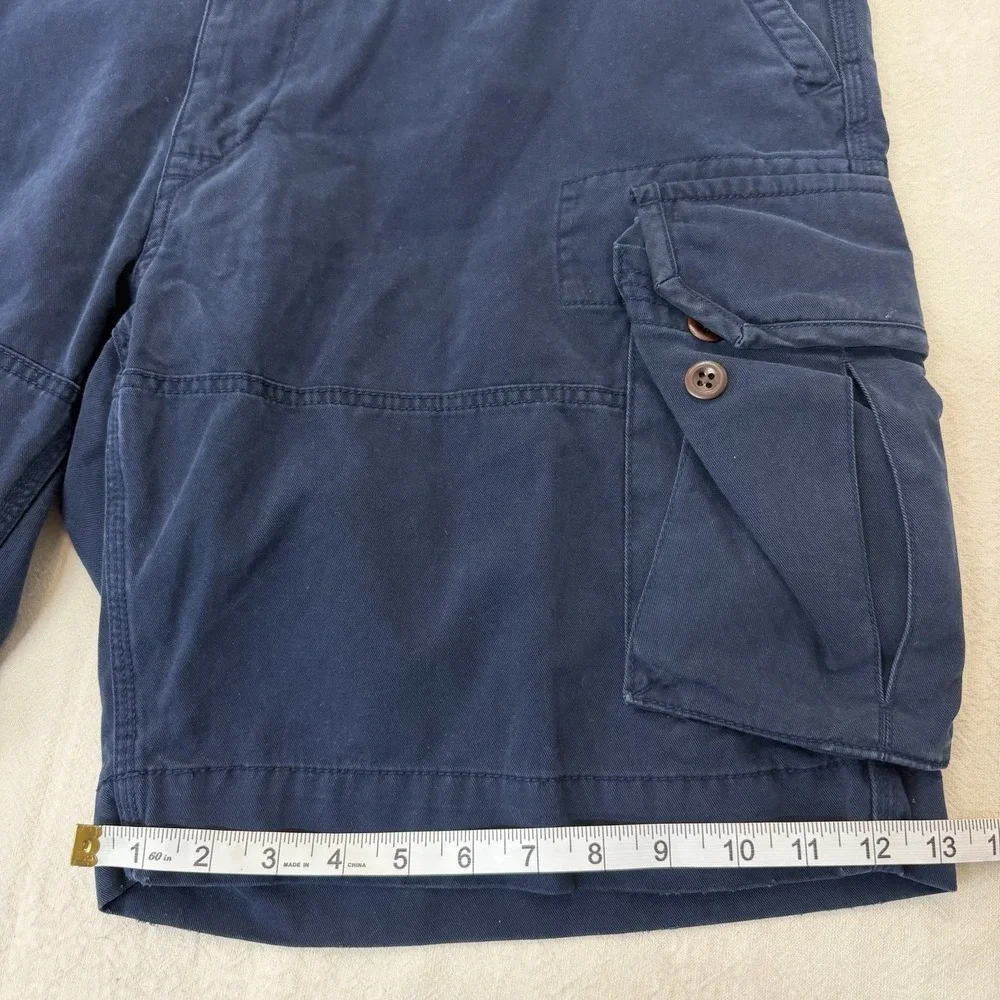 Polo Ralph Lauren Cargo Shorts Mens 40 Navy Blue Classic Polo Chino 10